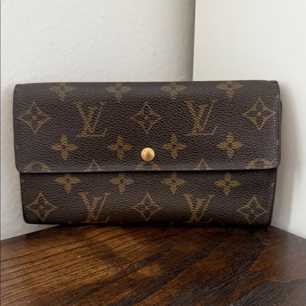 Louis Vuitton Dark Brown Monogram Wallet